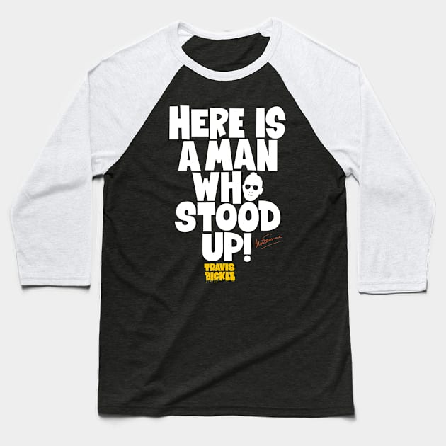 Taxi Driver Movie Quote Shirt Design - Martin Scorsese Classic Baseball T-Shirt by Boogosh